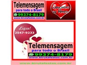 Telemensagem na Zona Leste Vila Rio Branco
