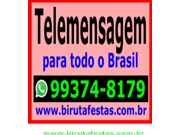Telemensagem Aniversário Vila Rio Branco