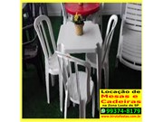 Locação de Cadeiras no Parque Cruzeiro do Sul