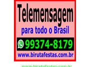 Telemensagem na Vila Rui Barbosa na Zona Leste