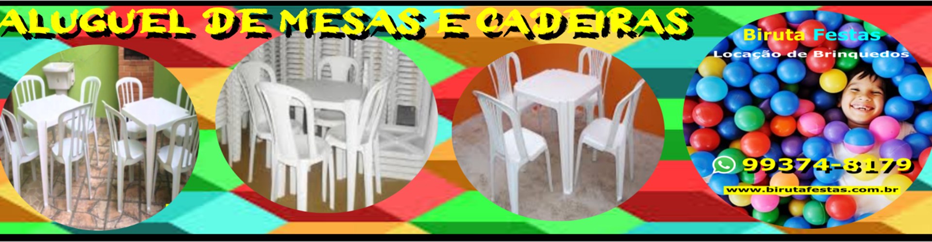 Locação de Mesas e Cadeiras Banner