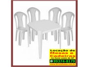 Mesas e Cadeiras na Vila Rio Branco